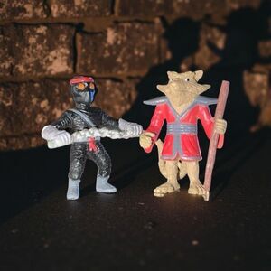 2014 Splinter & Foot Solider Teenage Mutant Ninja Turtles Mini Figures 2” B14